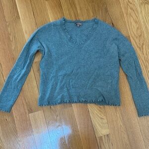 Cashmere Lilla P Teal Knit Top